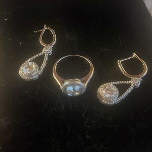 Silver 925 set with stones